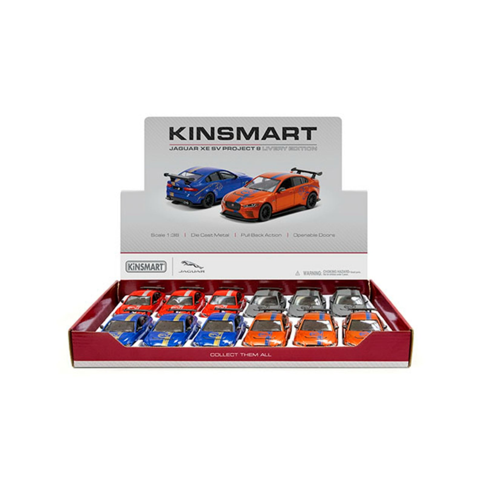 GETIT.QA- Qatar’s Best Online Shopping Website offers KINSMART JAGUAR XE DIE-CAST METAL CAR, 1:38 SCALE, 1 PC, ASSORTED, KT5416DF at the lowest price in Qatar. Free Shipping & COD Available!