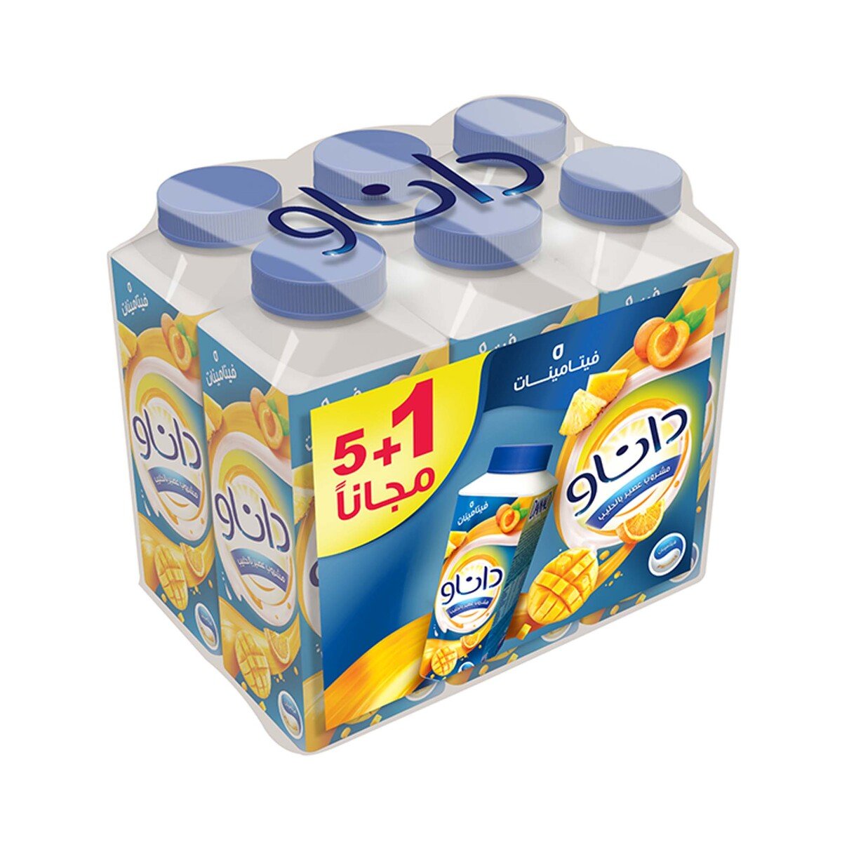 GETIT.QA- Qatar’s Best Online Shopping Website offers DANAO NO ADDED SUGAR 5 VITAMINS JUICE DRINK WITH MILK 180 ML 5+1 at the lowest price in Qatar. Free Shipping & COD Available!