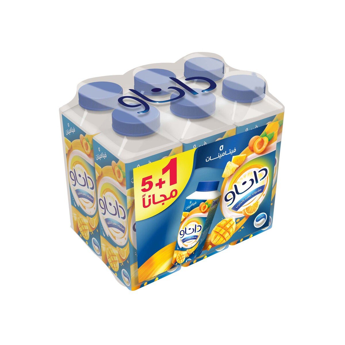 GETIT.QA- Qatar’s Best Online Shopping Website offers DANAO NO ADDED SUGAR 5 VITAMINS JUICE DRINK WITH MILK 180 ML 5+1 at the lowest price in Qatar. Free Shipping & COD Available!