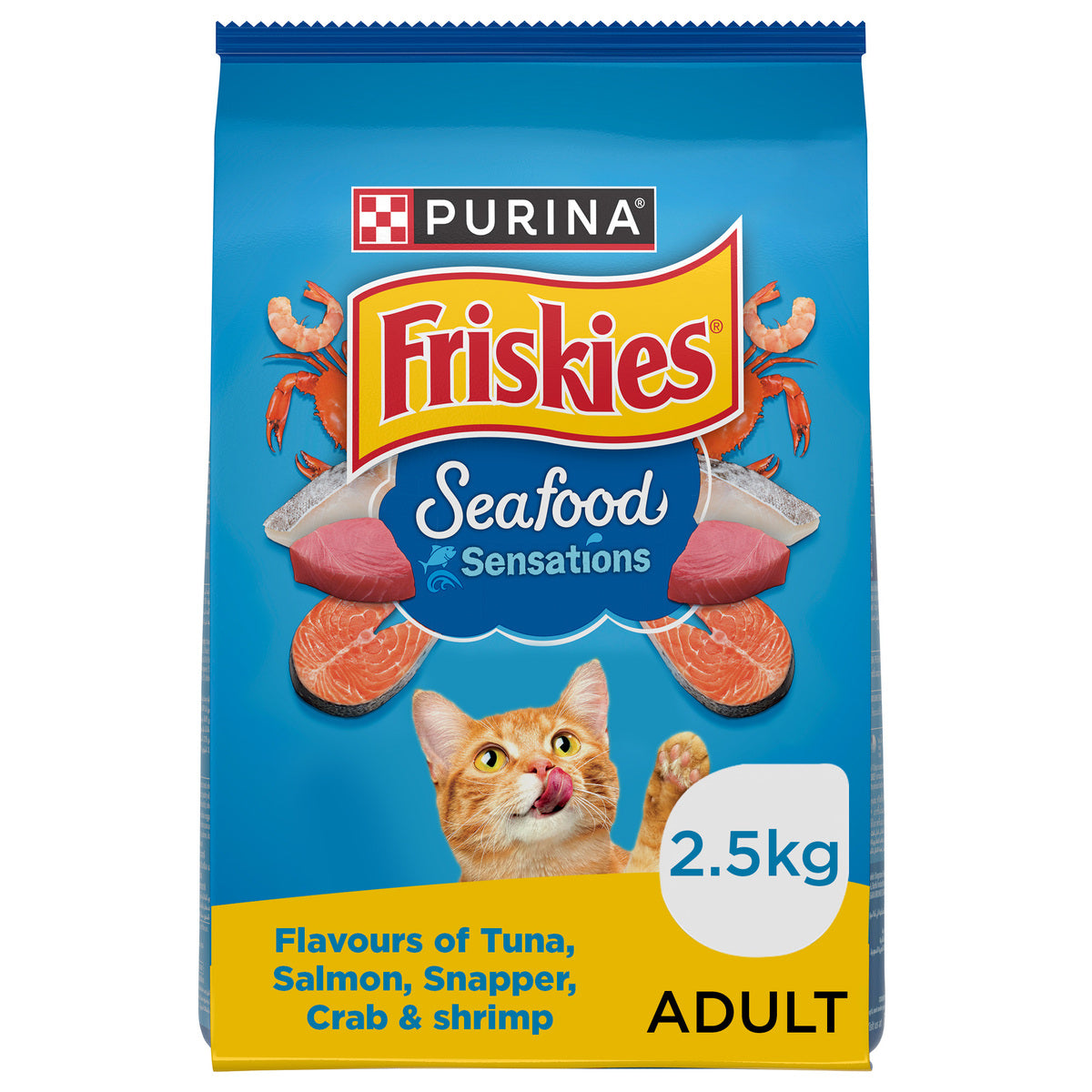 GETIT.QA- Qatar’s Best Online Shopping Website offers PURINA FRISKIES SEAFOOD SENSATION CAT FOOD 2.5 KG
 at the lowest price in Qatar. Free Shipping & COD Available!