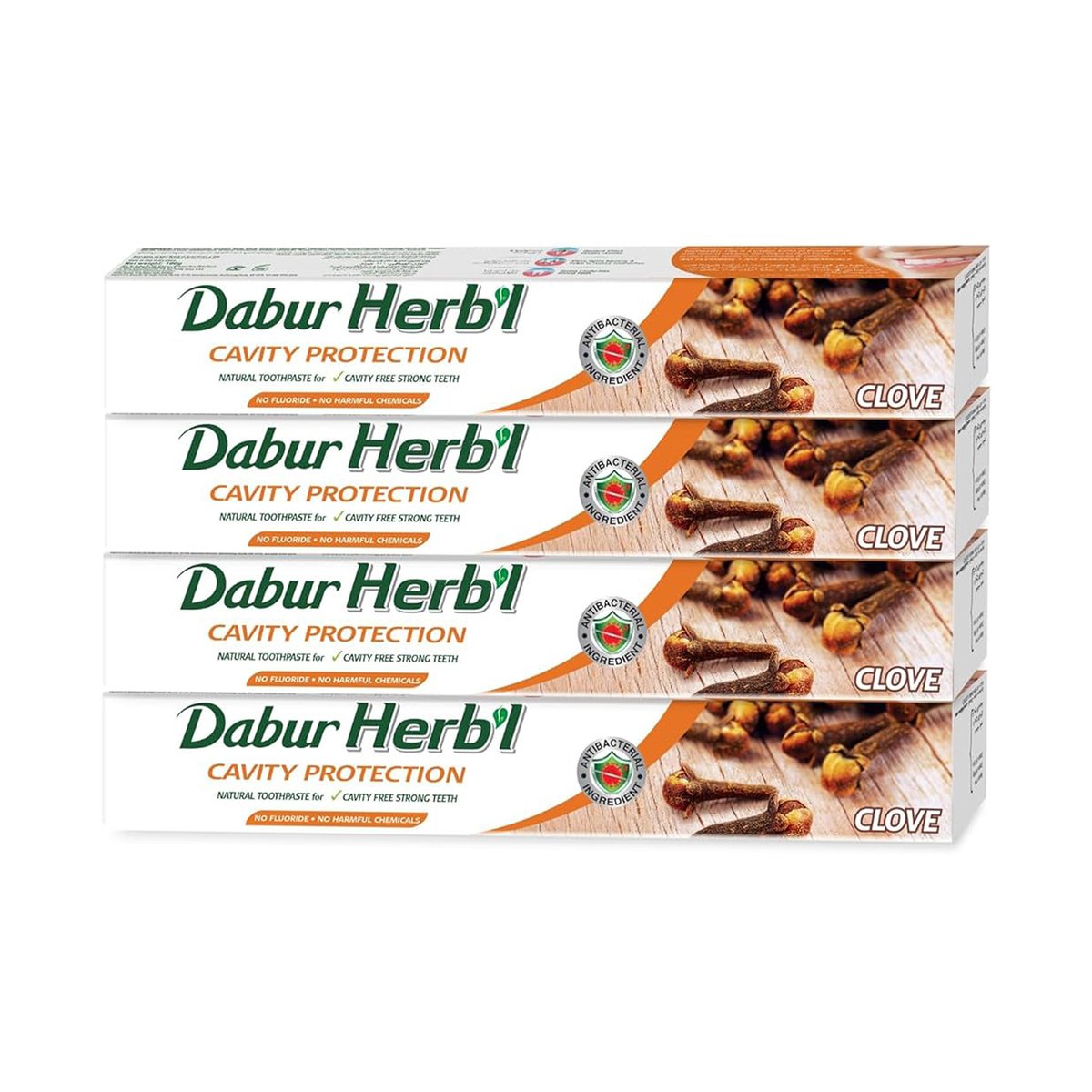 GETIT.QA- Qatar’s Best Online Shopping Website offers DABUR HERB'L CLOVE CAVITY TOOTHPASTE 100 G 3+1 at the lowest price in Qatar. Free Shipping & COD Available!