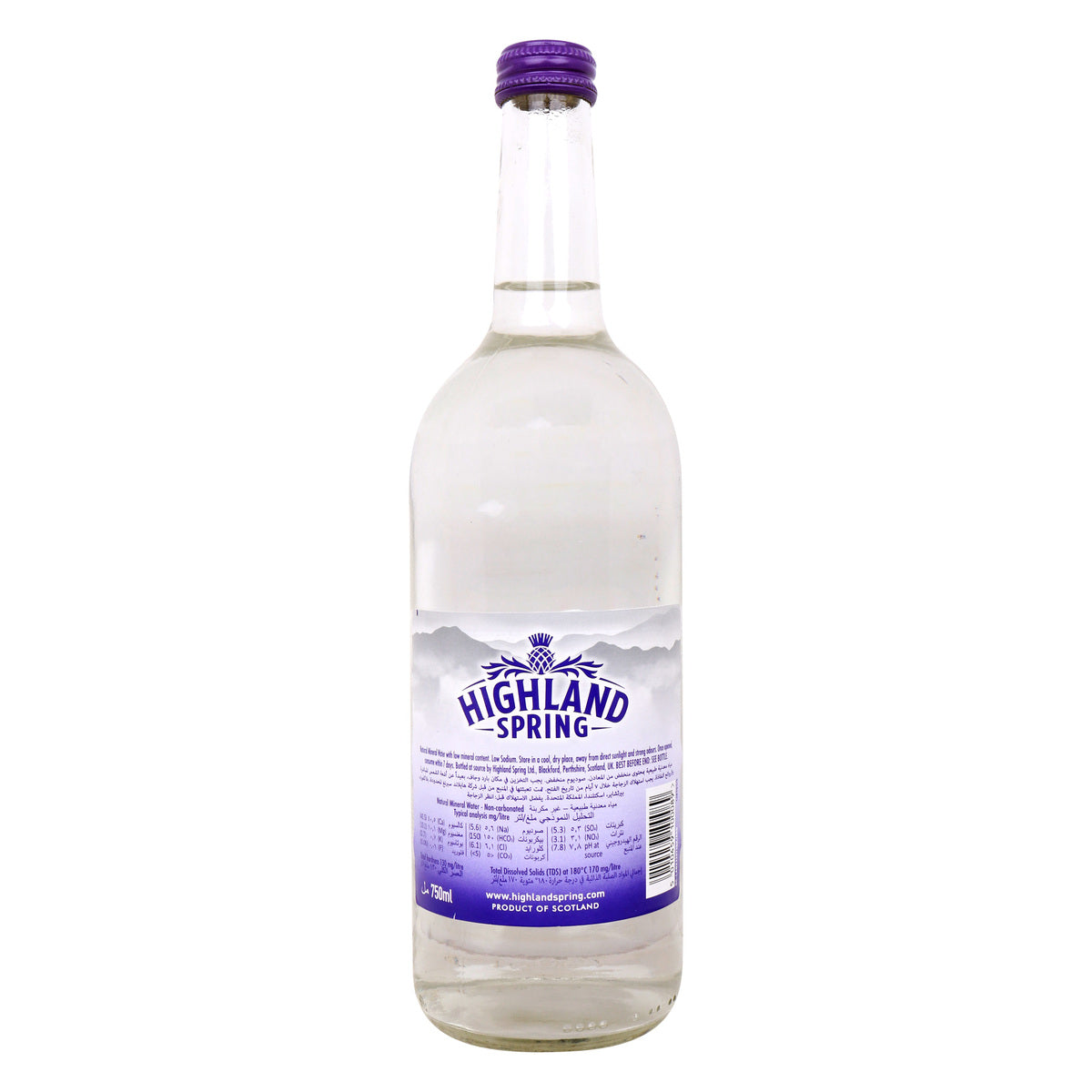 GETIT.QA- Qatar’s Best Online Shopping Website offers HIGHLAND NATURAL MINERAL STILL WATER GLASS BOTTLE 750 ML
 at the lowest price in Qatar. Free Shipping & COD Available!