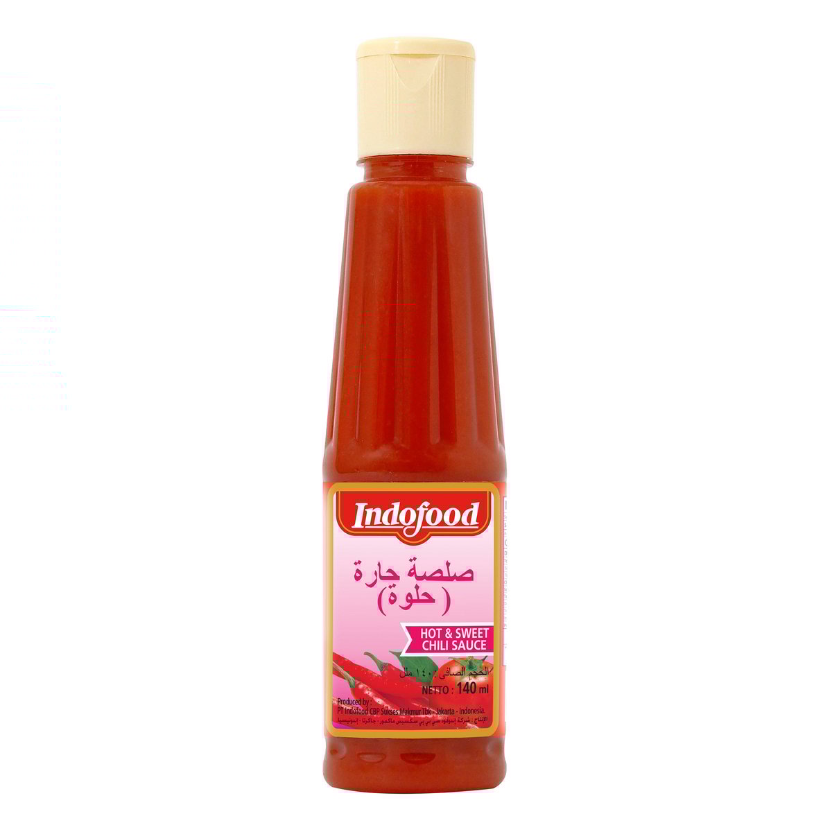 GETIT.QA- Qatar’s Best Online Shopping Website offers INDOFOOD HOT & SWEET CHILI SAUCE 140 ML at the lowest price in Qatar. Free Shipping & COD Available!