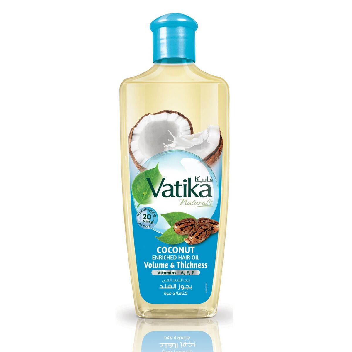 GETIT.QA- Qatar’s Best Online Shopping Website offers VATIKA NATURALS COCONUT ENRICHED HAIR OIL VOLUME & THICKNESS 300 ML at the lowest price in Qatar. Free Shipping & COD Available!