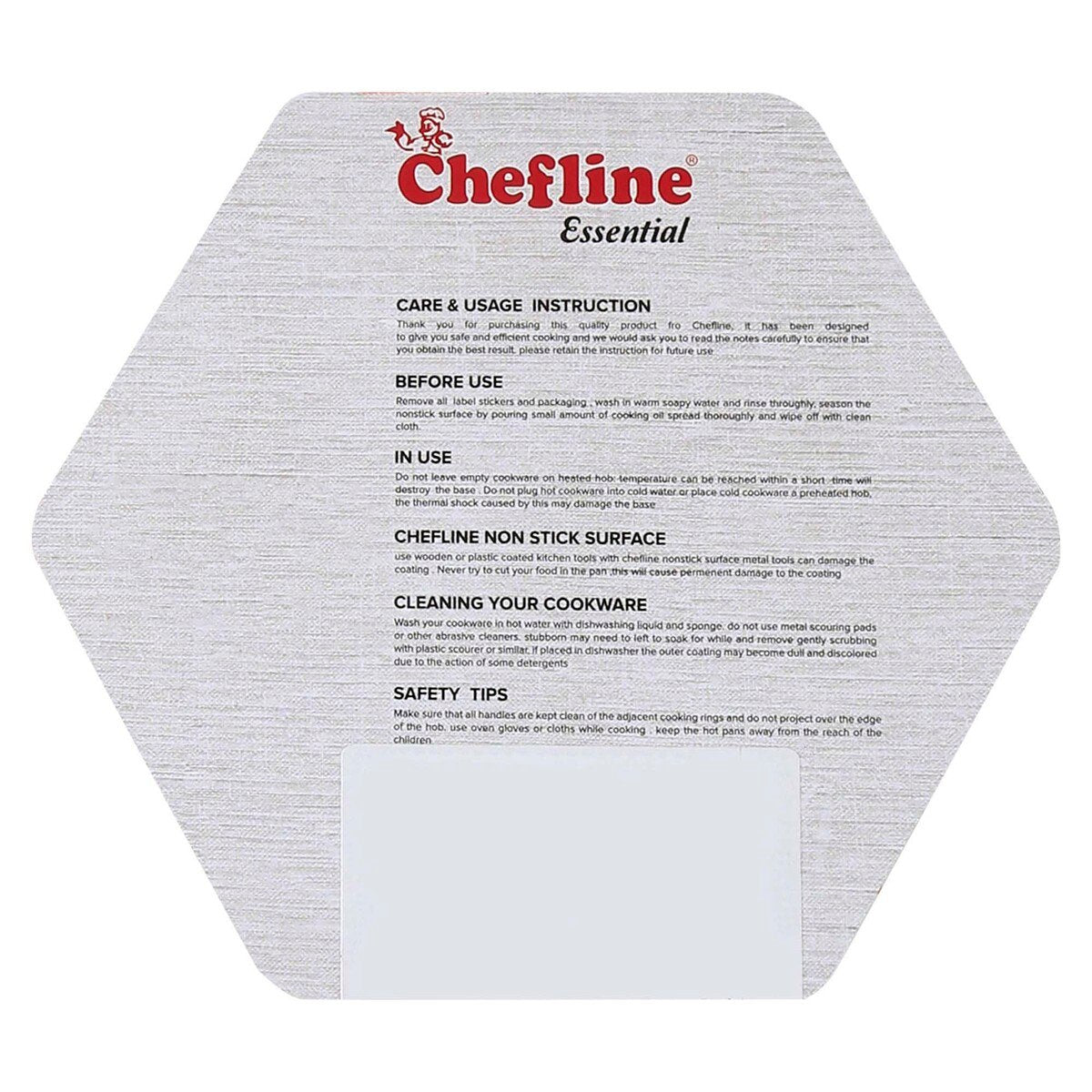 GETIT.QA- Qatar’s Best Online Shopping Website offers CHEFLINE NON-STICK FRY PAN, 24 CM, ESNLINDFP24 at the lowest price in Qatar. Free Shipping & COD Available!