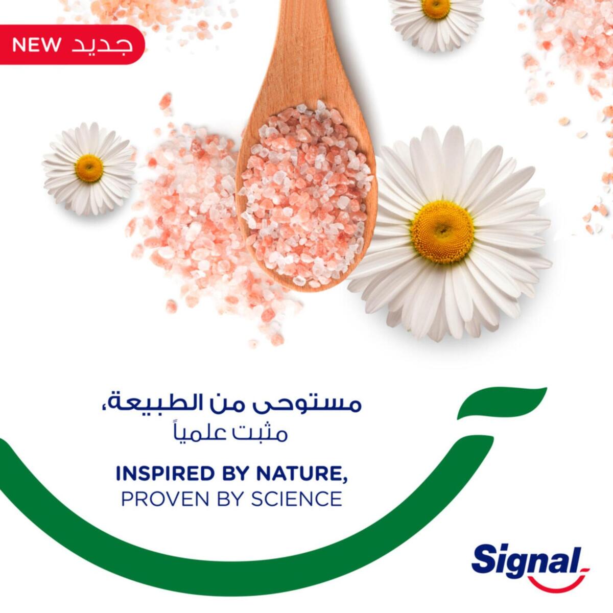 GETIT.QA- Qatar’s Best Online Shopping Website offers SIGNAL COMPLETE 8 NATURE ELEMENTS TOOTHPASTE PINK SALT & CHAMOMILE 75 ML at the lowest price in Qatar. Free Shipping & COD Available!