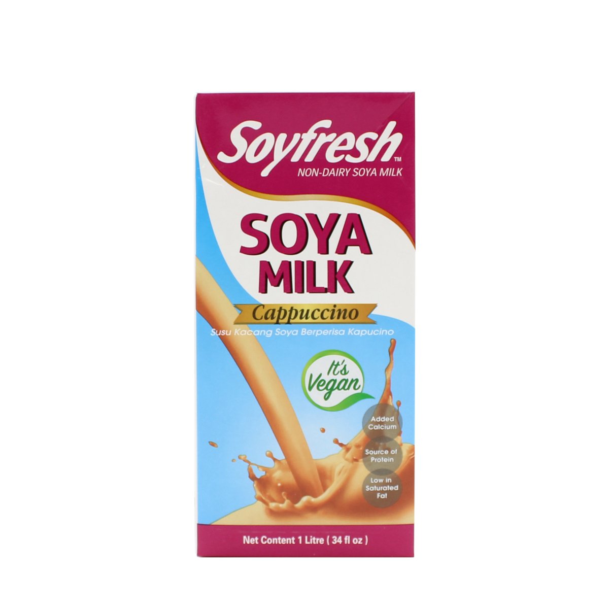 GETIT.QA- Qatar’s Best Online Shopping Website offers SOYFRESH CAPPUCCINO SOYA MILK 1 LITRE
 at the lowest price in Qatar. Free Shipping & COD Available!