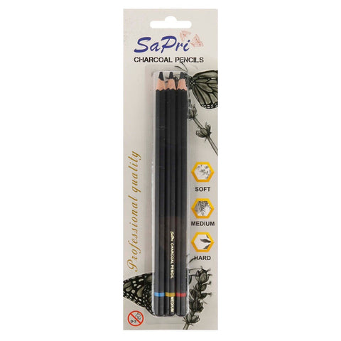 GETIT.QA- Qatar’s Best Online Shopping Website offers SAPRI CHARCOAL PENCIL 3S 5300003 at the lowest price in Qatar. Free Shipping & COD Available!