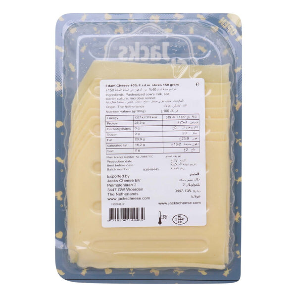 GETIT QA JACKS CHEESE EDAM SLICES 150 G COD Available
