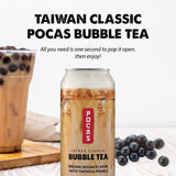 GETIT.QA- Qatar’s Best Online Shopping Website offers POCAS TAIWAN CLASSIC BUBBLE TEA BROWN SUGAR FLAVOR WITH TAPIOCA PEARLS 490 ML
 at the lowest price in Qatar. Free Shipping & COD Available!