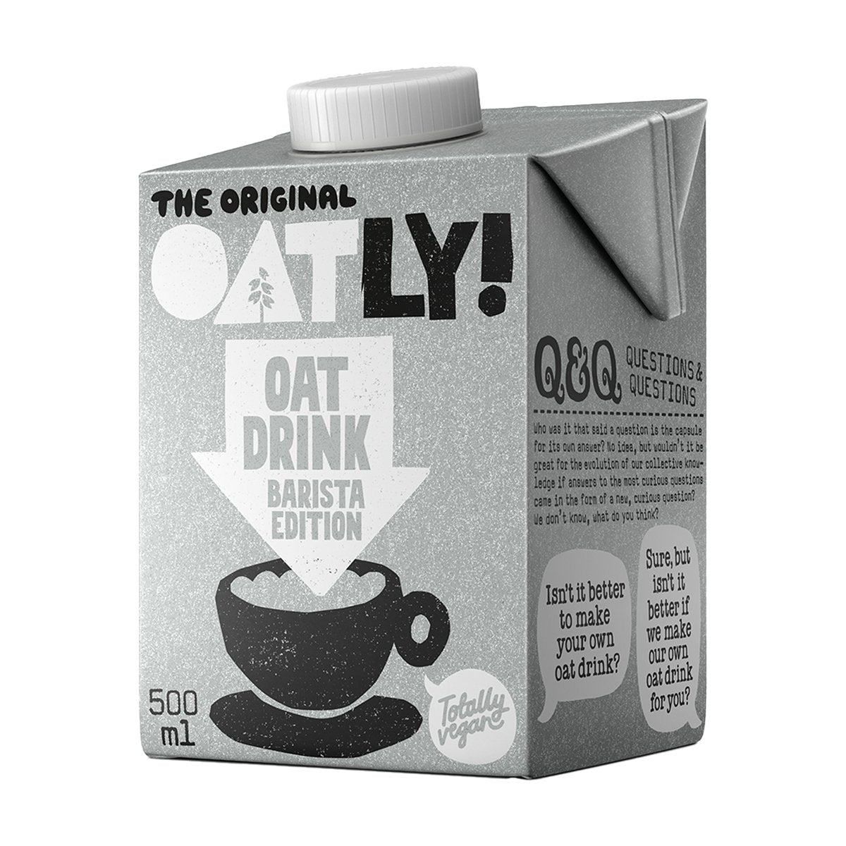 GETIT.QA- Qatar’s Best Online Shopping Website offers OATLY THE ORIGINAL OAT DRINK BARISTA EDITION 500 ML
 at the lowest price in Qatar. Free Shipping & COD Available!