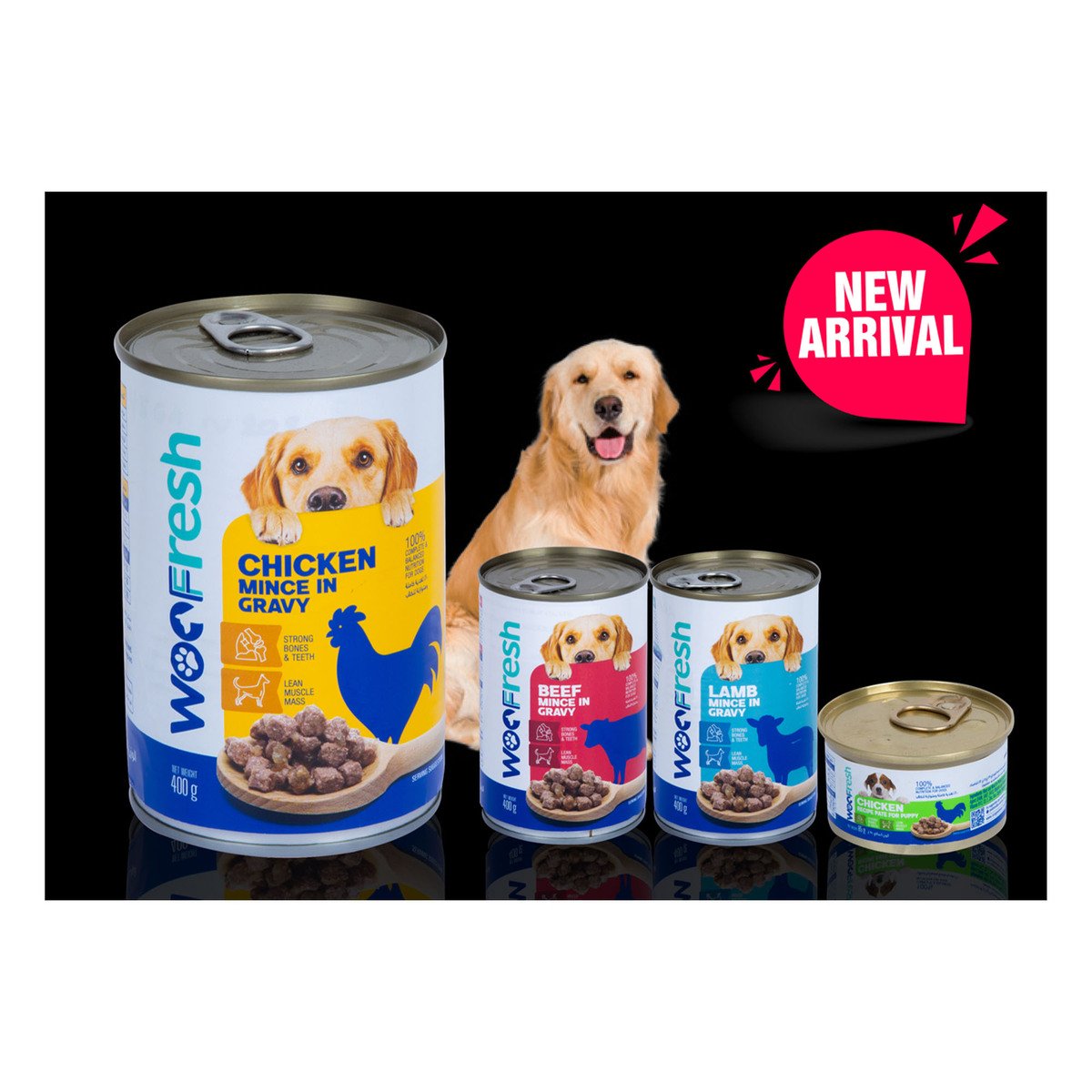 GETIT.QA- Qatar’s Best Online Shopping Website offers WOO FRESH CHICKEN MINCE IN GRAVY FOR DOGS 400 G at the lowest price in Qatar. Free Shipping & COD Available!