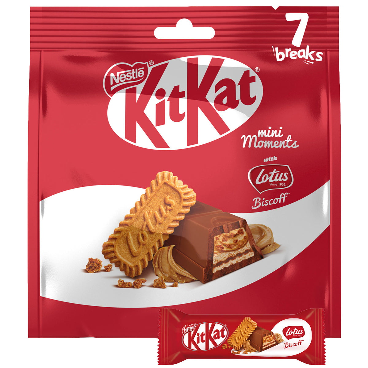 GETIT.QA- Qatar’s Best Online Shopping Website offers KITKAT MINI MOMNT LOTUS 116.2G at the lowest price in Qatar. Free Shipping & COD Available!