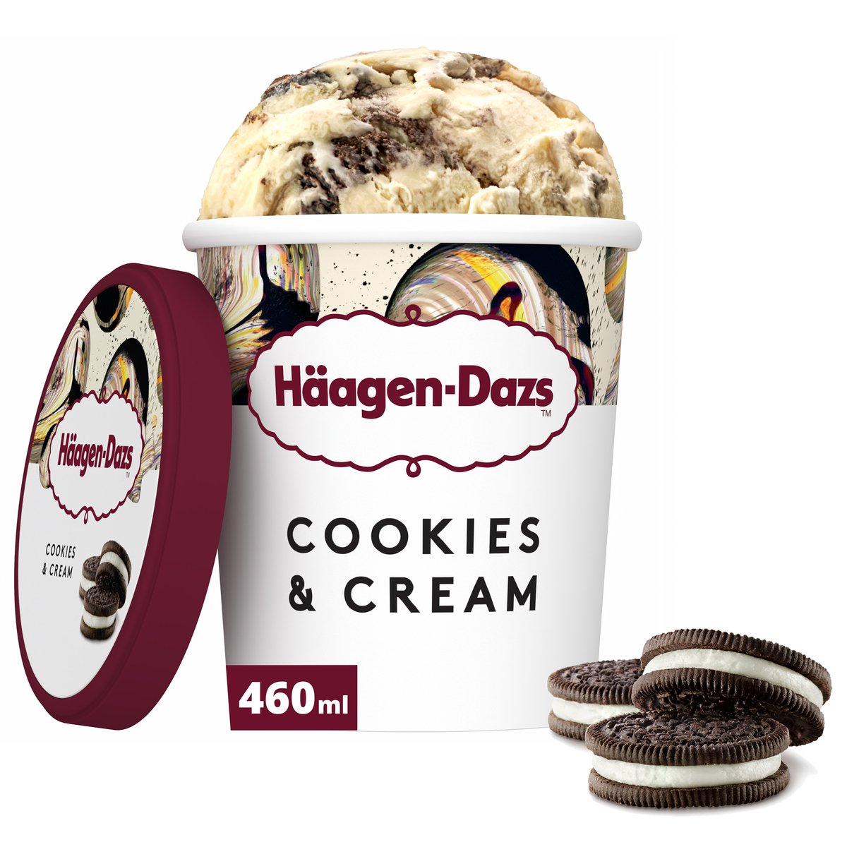 GETIT.QA- Qatar’s Best Online Shopping Website offers HAAGEN-DAZS COOKIES & CREAM ICE CREAM 460 ML at the lowest price in Qatar. Free Shipping & COD Available!