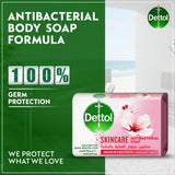 GETIT.QA- Qatar’s Best Online Shopping Website offers DETTOL SKINCARE ANTI-BACTERIAL BATHING SOAP BAR ROSE & SAKURA BLOSSOM FRAGRANCE 4 X 120 G at the lowest price in Qatar. Free Shipping & COD Available!