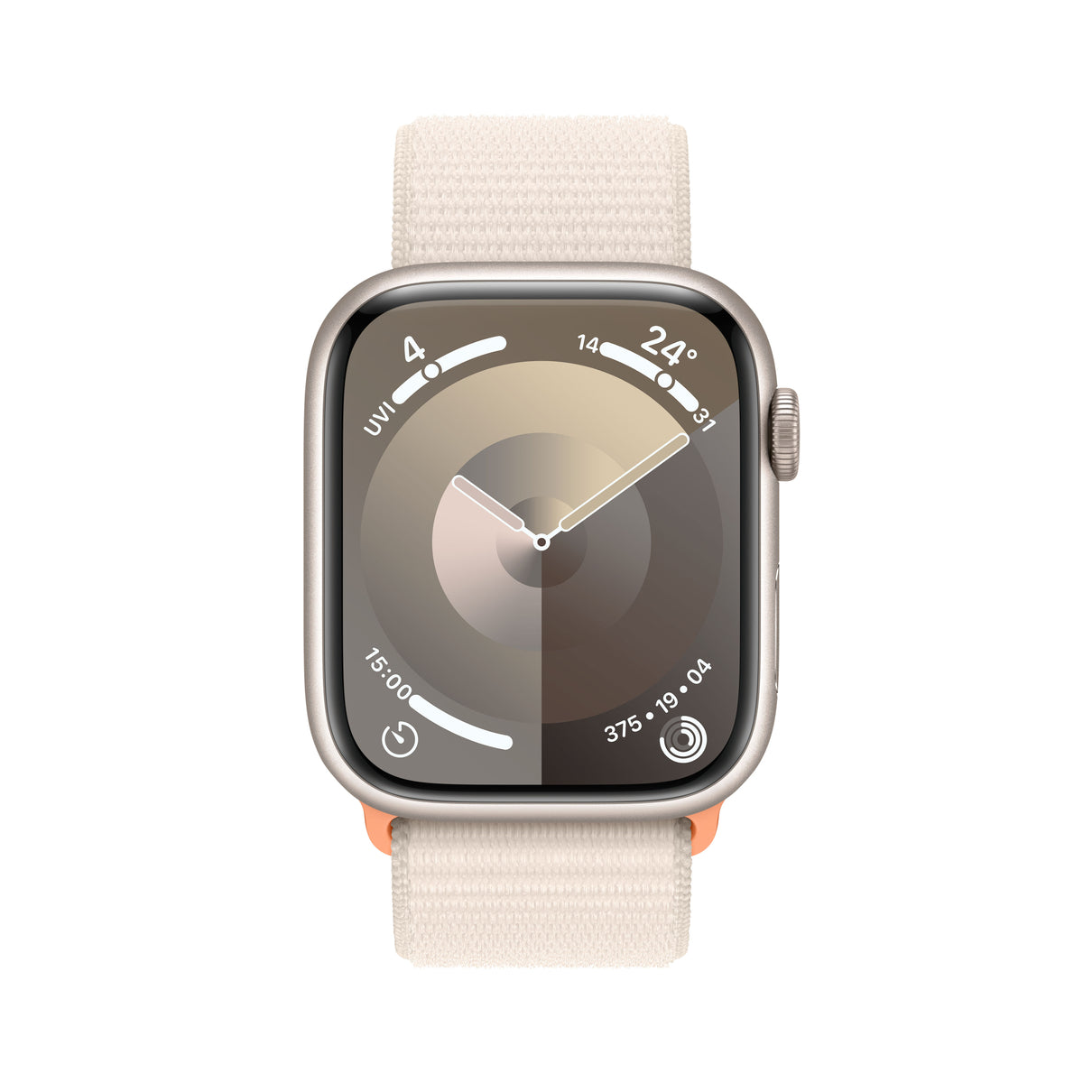 GETIT.QA- Qatar’s Best Online Shopping Website offers APPLE WATCH SERIES 9 GPS, STARLIGHT ALUMINIUM CASE WITH STARLIGHT SPORT LOOP, 45 MM, MR983QA/A at the lowest price in Qatar. Free Shipping & COD Available!