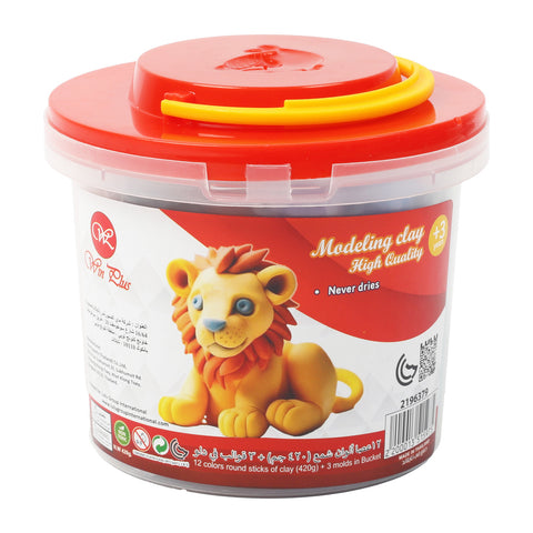 GETIT.QA- Qatar’s Best Online Shopping Website offers WIN PLUS CLAY 420G + MOLD BK420-M 15 PCS at the lowest price in Qatar. Free Shipping & COD Available!