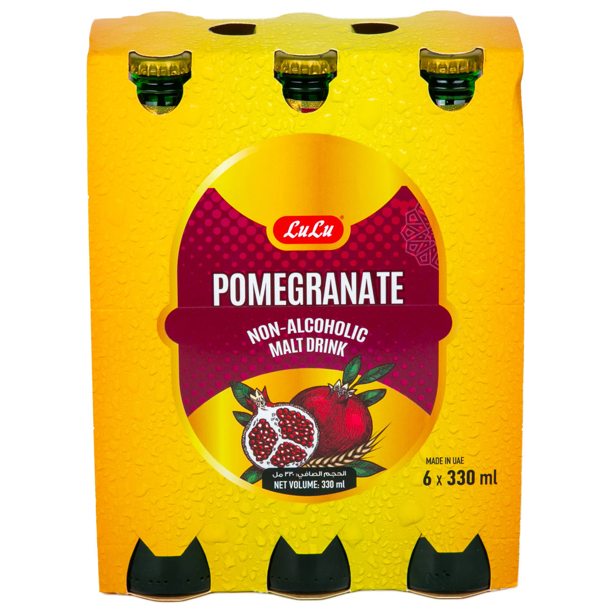 GETIT.QA- Qatar’s Best Online Shopping Website offers LULU POMEGRANATE NON-ALCOHOLIC MALT DRINK 330 ML
 at the lowest price in Qatar. Free Shipping & COD Available!