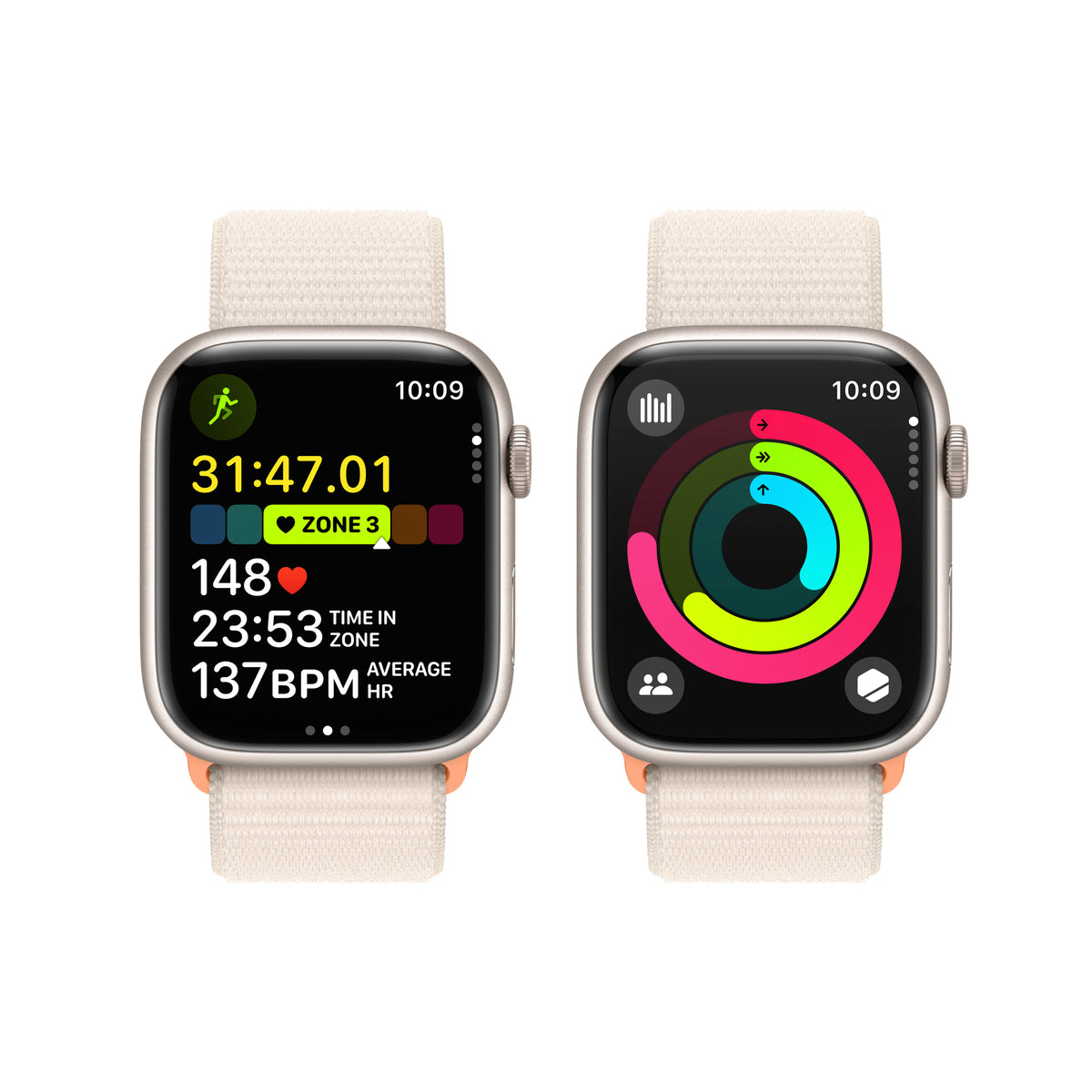 GETIT.QA- Qatar’s Best Online Shopping Website offers APPLE WATCH SERIES 9 GPS, STARLIGHT ALUMINIUM CASE WITH STARLIGHT SPORT LOOP, 45 MM, MR983QA/A at the lowest price in Qatar. Free Shipping & COD Available!