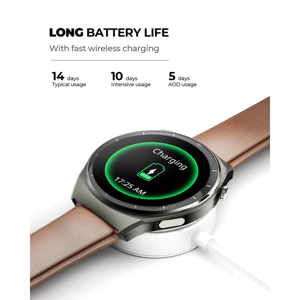 GETIT.QA- Qatar’s Best Online Shopping Website offers AUKEY SW-2ULTRA 1.43" AMOLED DISPLAY SMARTWATCH,WITH BLUETOOTH CALLING - GRAY at the lowest price in Qatar. Free Shipping & COD Available!