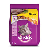 GETIT.QA- Qatar’s Best Online Shopping Website offers WHISKAS CHICKEN DRY FOOD FOR ADULT CATS 1+ YEARS 3 KG
 at the lowest price in Qatar. Free Shipping & COD Available!
