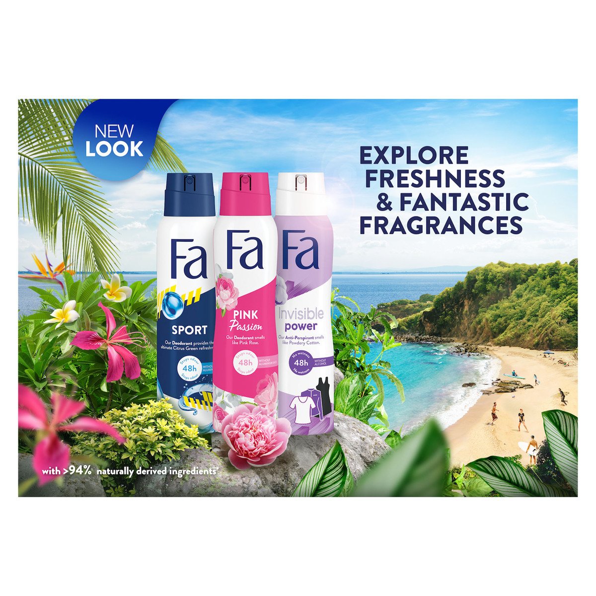 GETIT.QA- Qatar’s Best Online Shopping Website offers FA INVISIBLE POWER DEODORANT SPRAY 150 ML at the lowest price in Qatar. Free Shipping & COD Available!