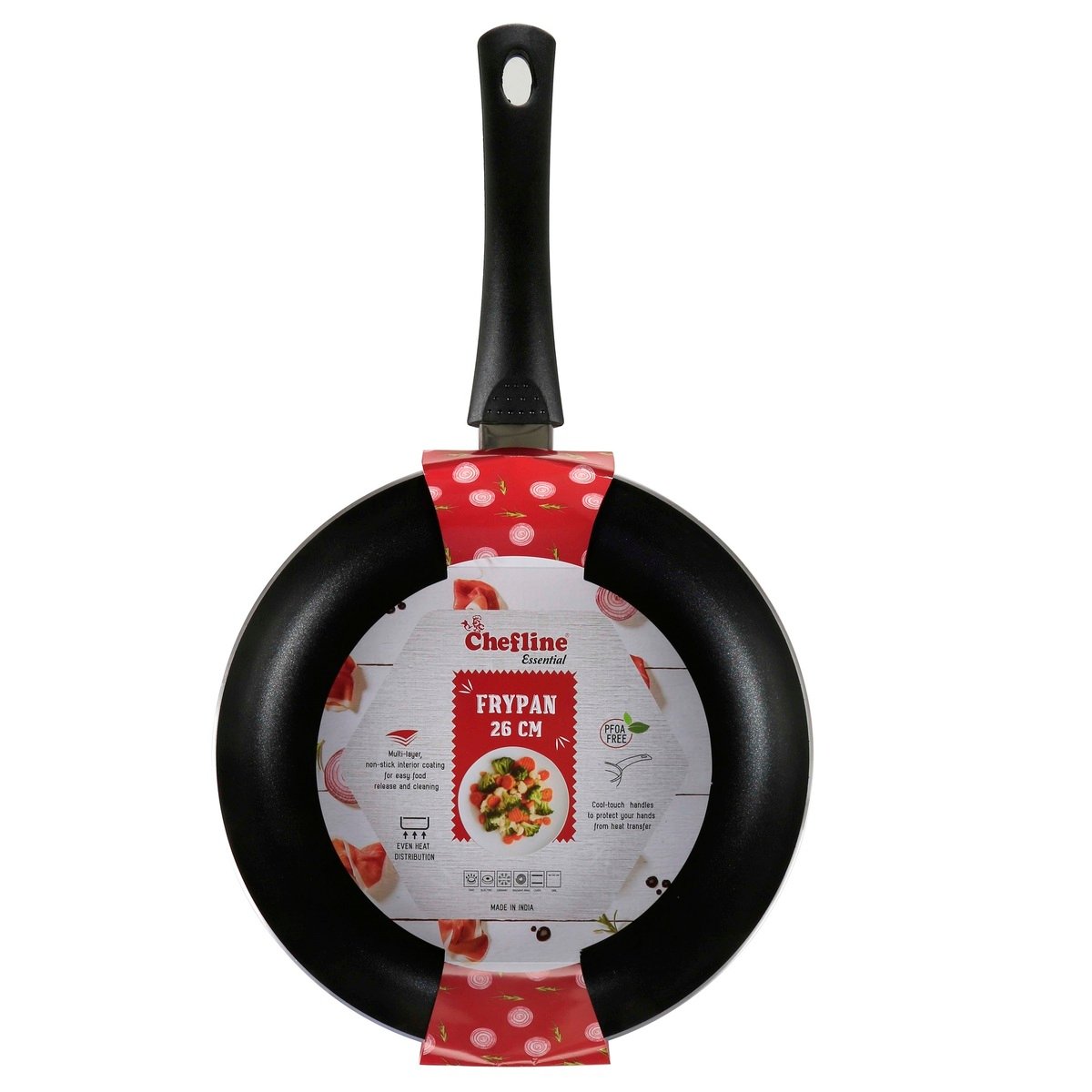 GETIT.QA- Qatar’s Best Online Shopping Website offers CHEFLINE NON-STICK FRY PAN, 24 CM, ESNLINDFP24 at the lowest price in Qatar. Free Shipping & COD Available!