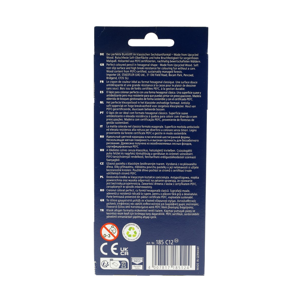 GETIT.QA- Qatar’s Best Online Shopping Website offers STAEDTLER NORIS COLOUR PENCIL 12PCS ST185 at the lowest price in Qatar. Free Shipping & COD Available!