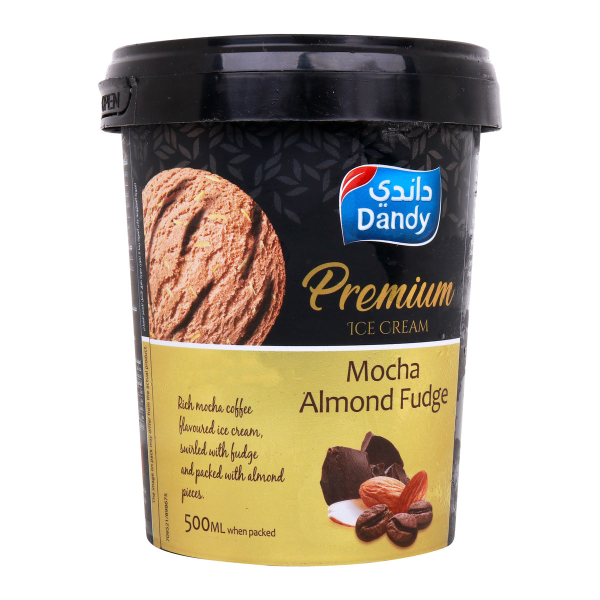 GETIT.QA- Qatar’s Best Online Shopping Website offers DANDY PREMIUM MOCHA ALMOND FUDGE ICE CREAM 500 ML at the lowest price in Qatar. Free Shipping & COD Available!