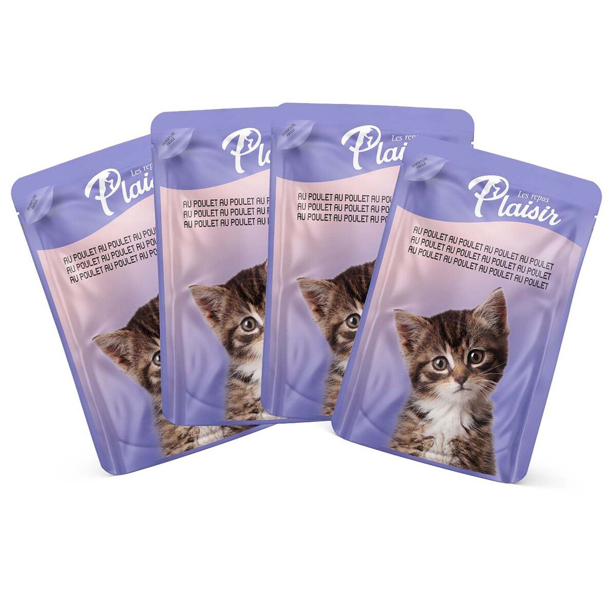 GETIT.QA- Qatar’s Best Online Shopping Website offers PLAISIR KITTEN CAT FOOD CHICKEN CHUNKS IN GRAVY 4 X 100 G
 at the lowest price in Qatar. Free Shipping & COD Available!