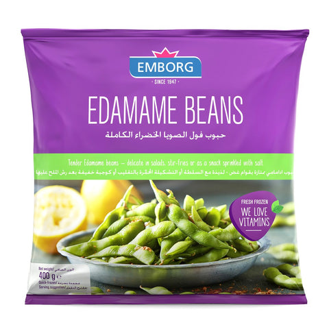 GETIT.QA- Qatar’s Best Online Shopping Website offers EMBORG EDAMAME BEANS 400 G at the lowest price in Qatar. Free Shipping & COD Available!