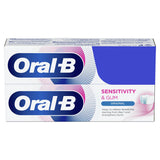 GETIT.QA- Qatar’s Best Online Shopping Website offers ORAL B SENSITIVITY & GUM ORIGINAL TOOTHPASTE 2 X 75 ML at the lowest price in Qatar. Free Shipping & COD Available!