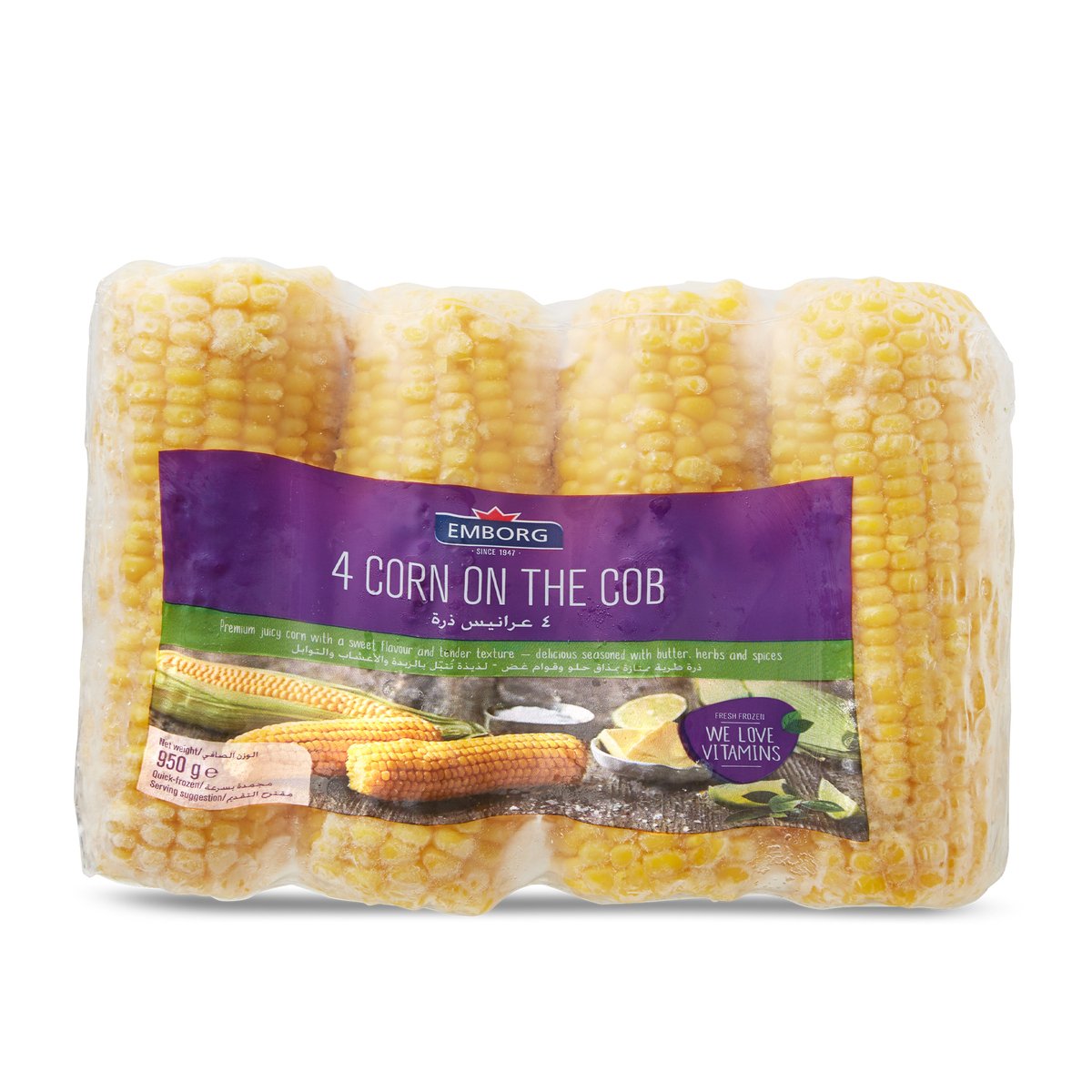 GETIT.QA- Qatar’s Best Online Shopping Website offers EMBORG 4 CORN ON THE COB 4 PCS 950 G at the lowest price in Qatar. Free Shipping & COD Available!
