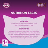 GETIT.QA- Qatar’s Best Online Shopping Website offers WHISKAS OCEAN FISH DRY FOOD FOR ADULT CATS 1+ YEARS 480 G at the lowest price in Qatar. Free Shipping & COD Available!