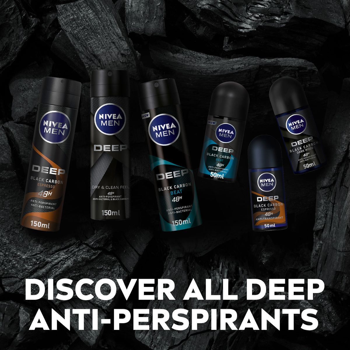 GETIT.QA- Qatar’s Best Online Shopping Website offers NIVEA MEN ANTIPERSPIRANT SPRAY DEEP BLACK CARBON 150 ML at the lowest price in Qatar. Free Shipping & COD Available!