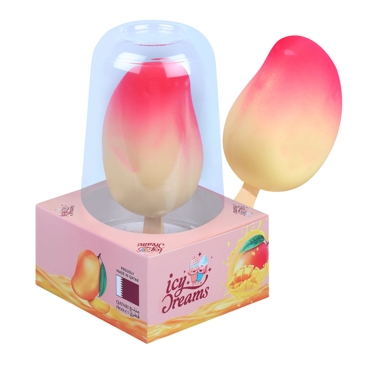 GETIT.QA- Qatar’s Best Online Shopping Website offers ICY DREAMS MANGO ICE CREAM STICK 95 G at the lowest price in Qatar. Free Shipping & COD Available!
