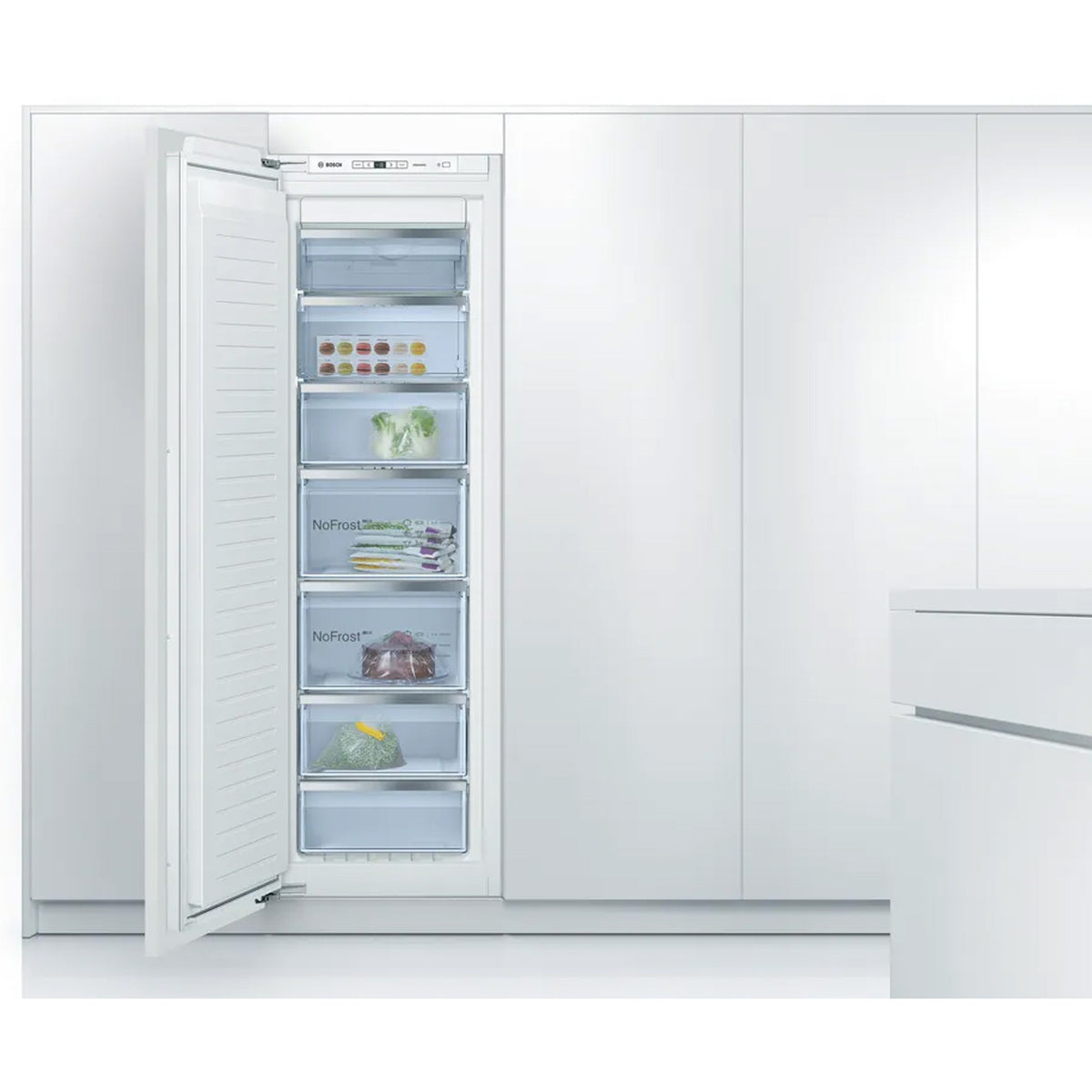 GETIT.QA- Qatar’s Best Online Shopping Website offers BOSCH SERIES 6 BUILT-IN FREEZER, 211 L, GIN81AE30M at the lowest price in Qatar. Free Shipping & COD Available!