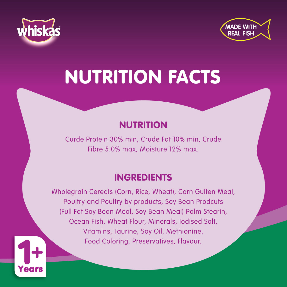 GETIT.QA- Qatar’s Best Online Shopping Website offers WHISKAS TUNA DRY FOOD FOR ADULT CATS 1+ YEARS 3 KG
 at the lowest price in Qatar. Free Shipping & COD Available!