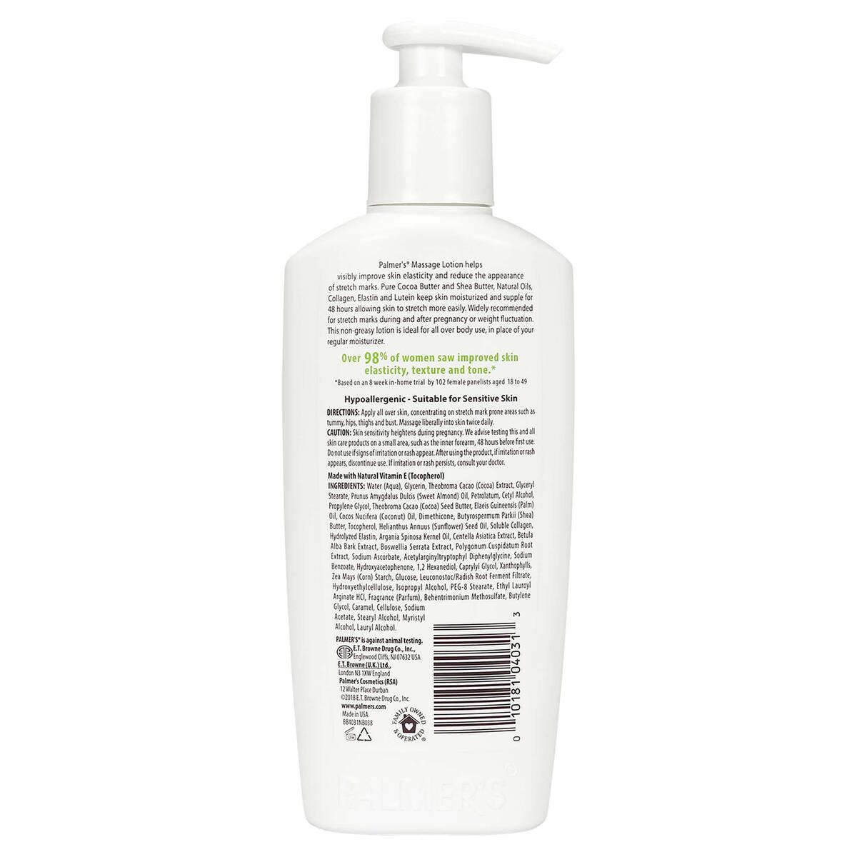 GETIT.QA- Qatar’s Best Online Shopping Website offers PALMER'S COCOA BUTTER FORMULA STRETCH MARKS MASSAGE LOTION 250 ML at the lowest price in Qatar. Free Shipping & COD Available!