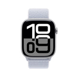 GETIT.QA- Qatar’s Best Online Shopping Website offers PRE-ORDER APPLE WATCH SERIES 10 GPS, 42MM SILVER ALUMINIUM CASE WITH BLUE CLOUD SPORT LOOP, MWWD3QA/A at the lowest price in Qatar. Free Shipping & COD Available!