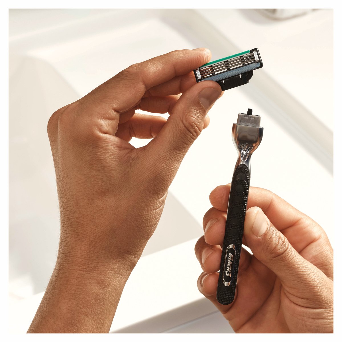 GETIT.QA- Qatar’s Best Online Shopping Website offers GILLETTE MACH3+ MEN'S RAZOR 1 HANDLE + 2 BLADES at the lowest price in Qatar. Free Shipping & COD Available!