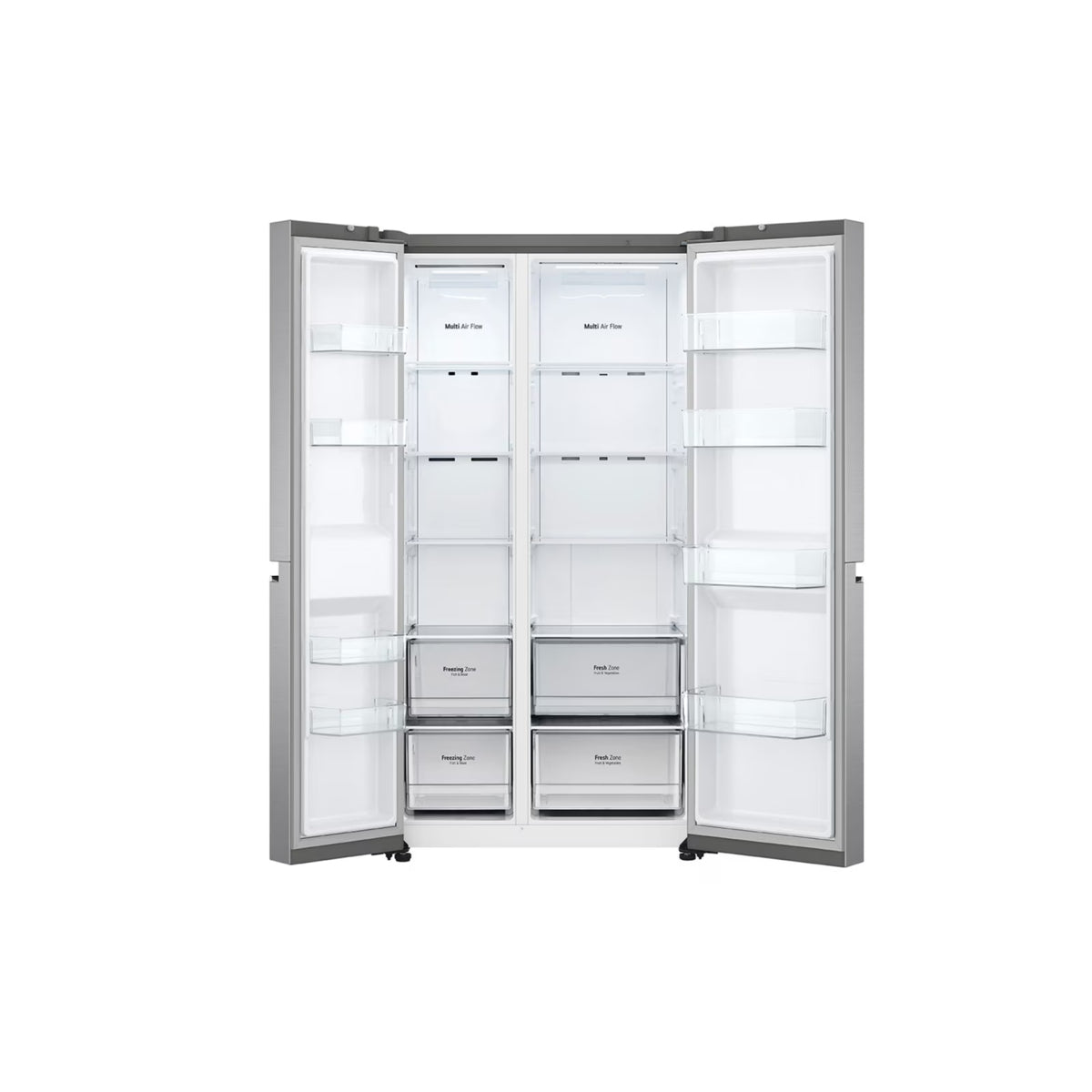 GETIT.QA- Qatar’s Best Online Shopping Website offers LG DOUBLE DOOR REFRIGERATOR, 626L, PLATINUM SILVER, GR-B267SLWL at the lowest price in Qatar. Free Shipping & COD Available!