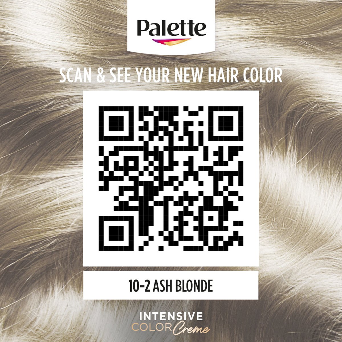 GETIT.QA- Qatar’s Best Online Shopping Website offers PALETTE INTENSIVE COLOR CREME 10-2 ASH BLONDE 1 PKT at the lowest price in Qatar. Free Shipping & COD Available!