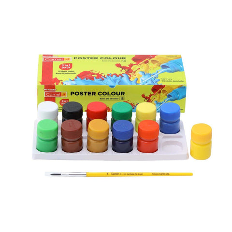 GETIT.QA- Qatar’s Best Online Shopping Website offers CAMEL POSTER COLOUR 3IN1 PACK 10MLX12 SHADES at the lowest price in Qatar. Free Shipping & COD Available!