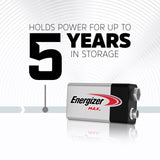 GETIT.QA- Qatar’s Best Online Shopping Website offers ENERGIZER MAX 9V BATTERY, 9 V, 1 PCS, 522BP1 at the lowest price in Qatar. Free Shipping & COD Available!