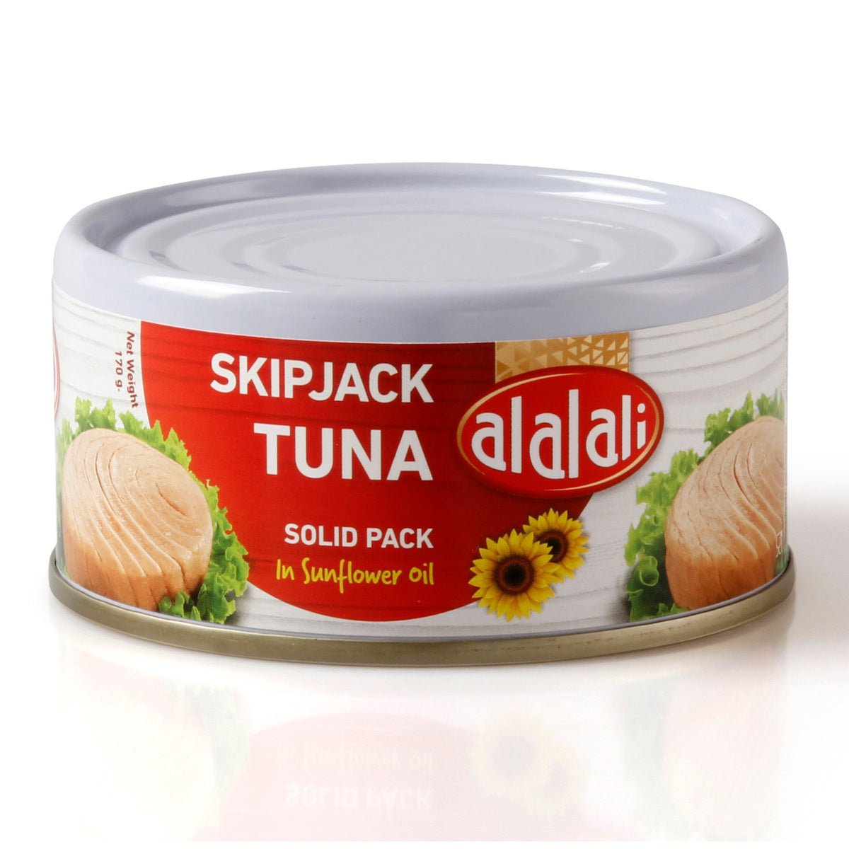 GETIT.QA- Qatar’s Best Online Shopping Website offers AL ALALI SKIP JACK TUNA SOLID PACK IN SUNFLOWER OIL 170 G at the lowest price in Qatar. Free Shipping & COD Available!