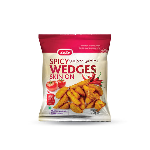 GETIT.QA- Qatar’s Best Online Shopping Website offers LULU SPICY WEDGES SKIN ON 1 KG at the lowest price in Qatar. Free Shipping & COD Available!