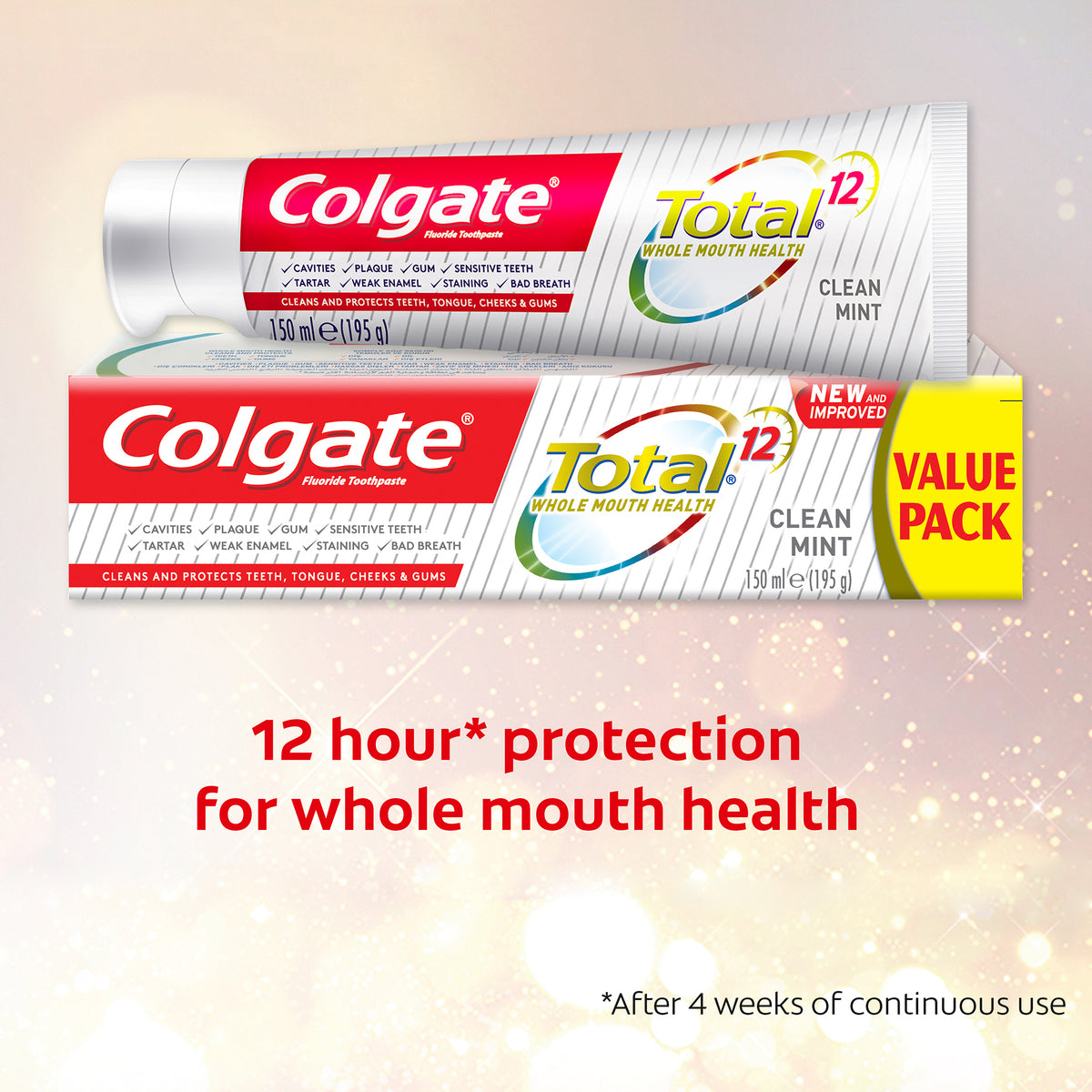 GETIT.QA- Qatar’s Best Online Shopping Website offers COLGATE TOOTHPASTE TOTAL CLEAN MINT 150 ML at the lowest price in Qatar. Free Shipping & COD Available!