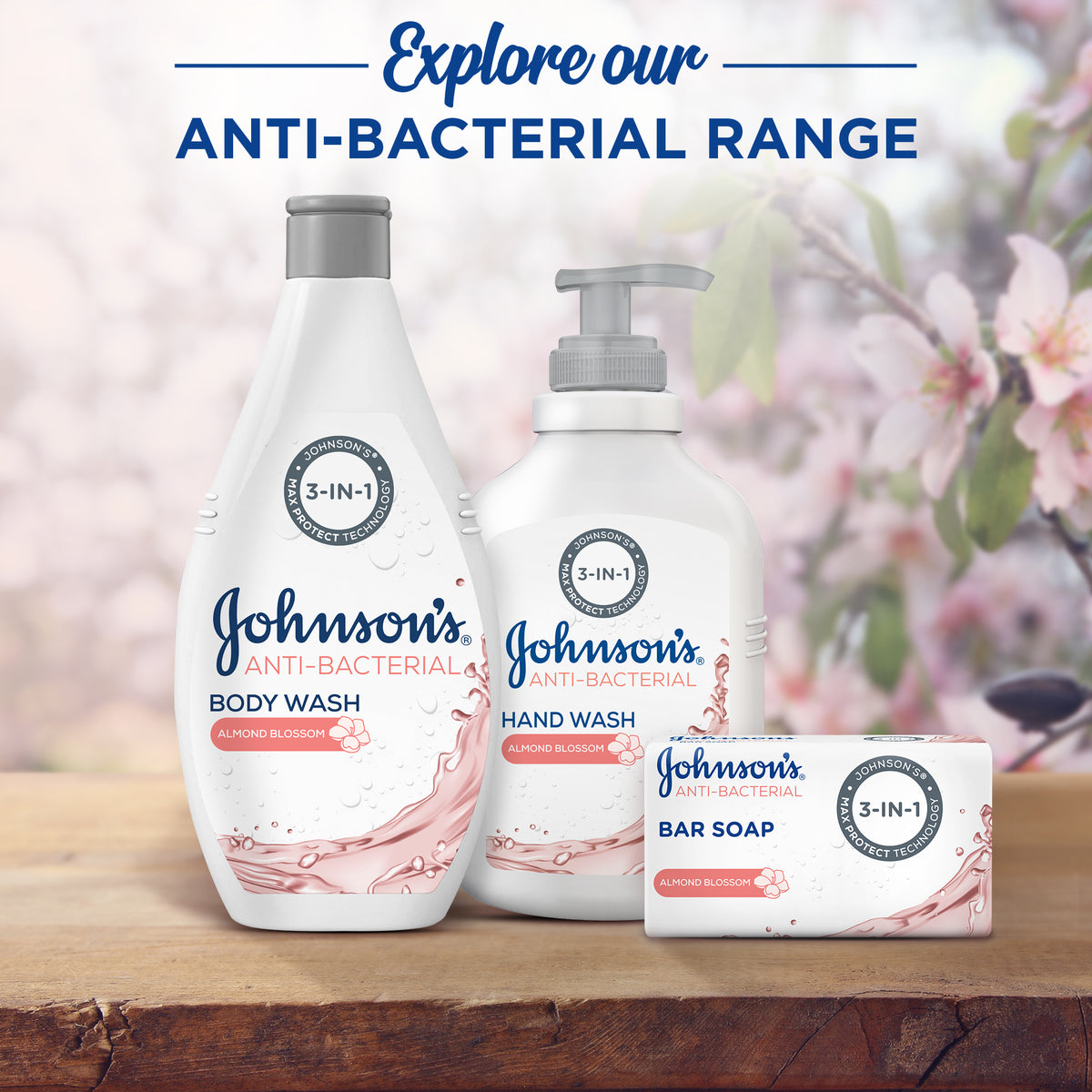 GETIT.QA- Qatar’s Best Online Shopping Website offers JOHNSON'S ANTI-BACTERIAL BODY WASH ALMOND BLOSSOM 250 ML at the lowest price in Qatar. Free Shipping & COD Available!