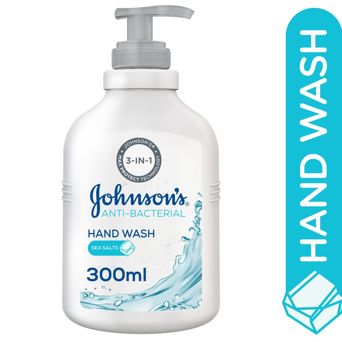 GETIT.QA- Qatar’s Best Online Shopping Website offers JOHNSON'S ANTIBACTERIAL HAND WASH SEA SALT 300 ML at the lowest price in Qatar. Free Shipping & COD Available!
